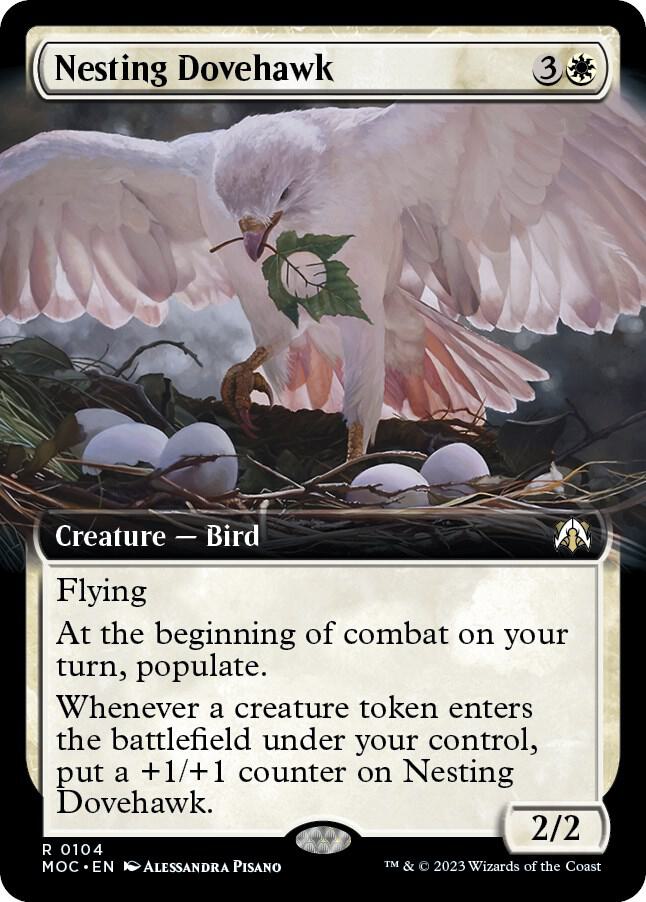 Nesting Dovehawk (Extended Art) card image