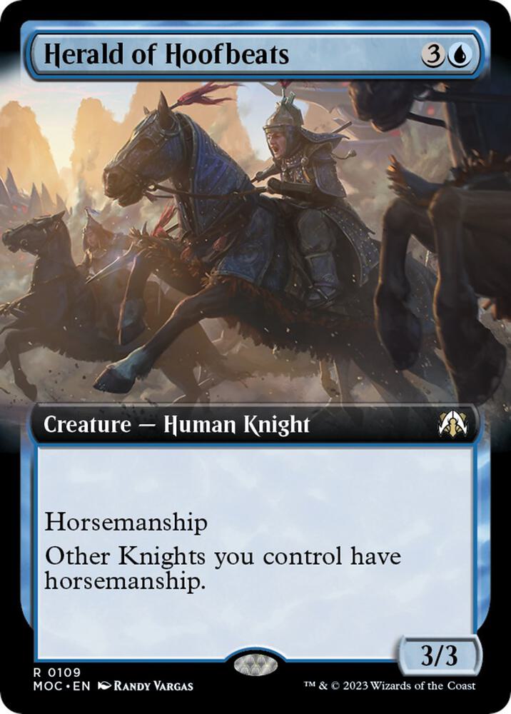 Herald of Hoofbeats (Extended Art) card image