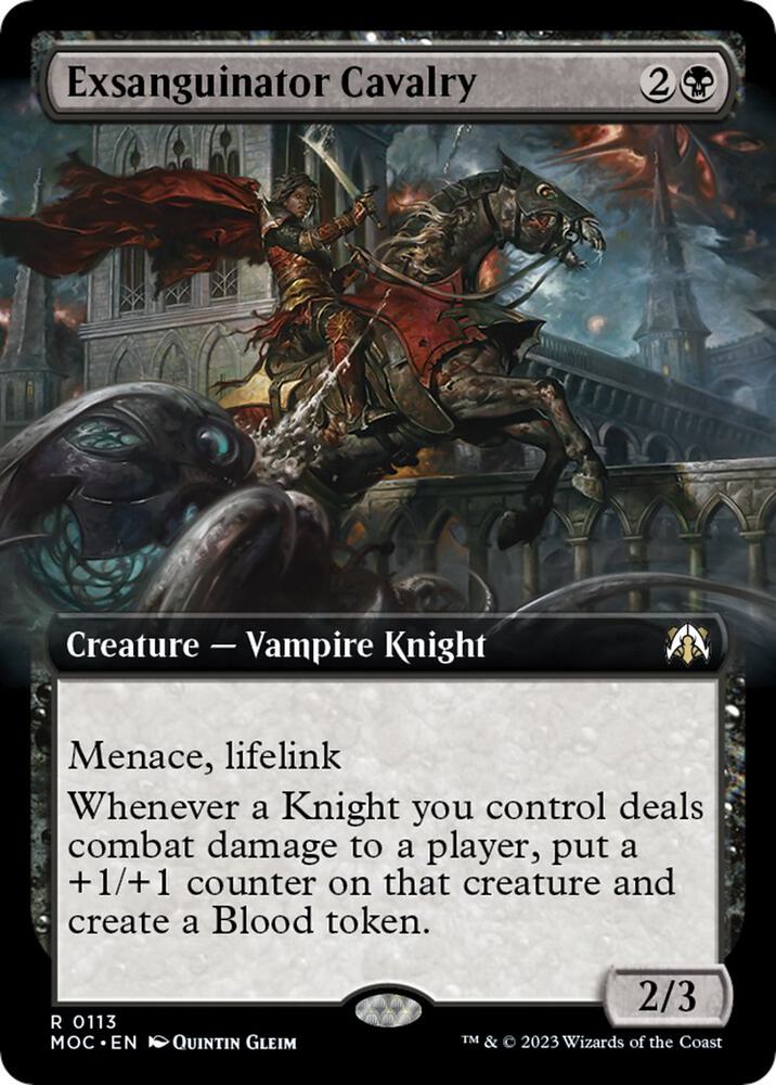 Exsanguinator Cavalry (Extended Art) card image