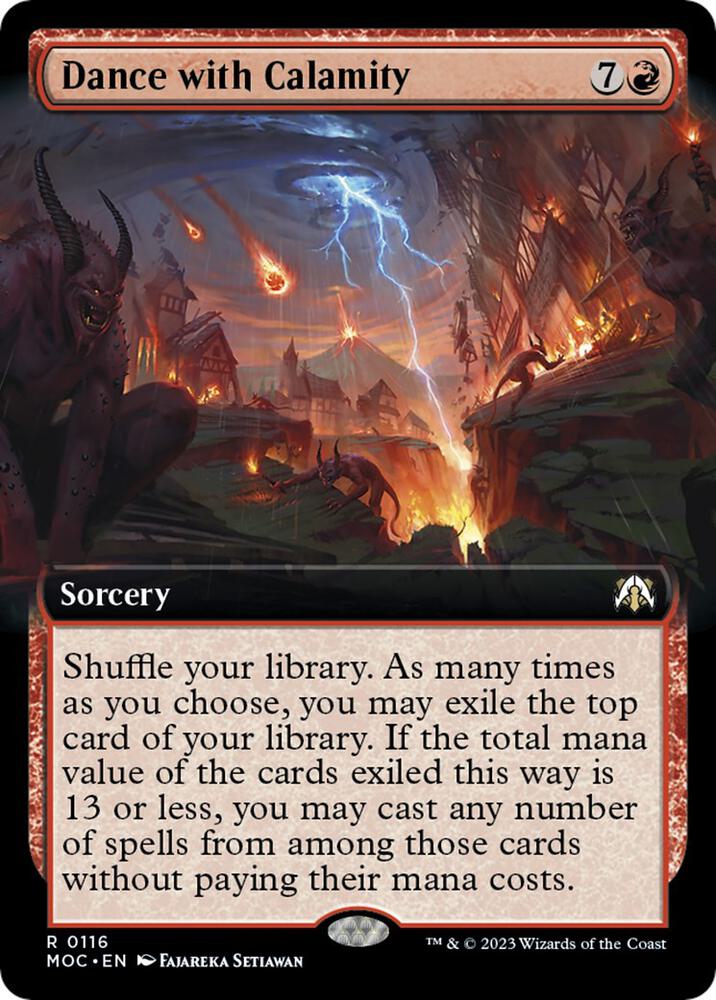 Dance with Calamity (Extended Art) card image