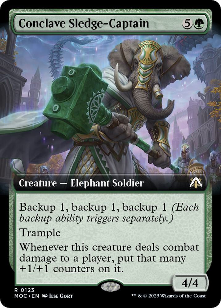 Conclave Sledge-Captain (Extended Art) card image