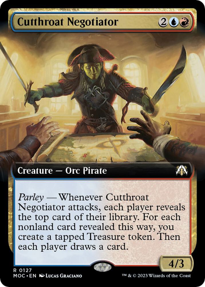 Cutthroat Negotiator (Extended Art) card image