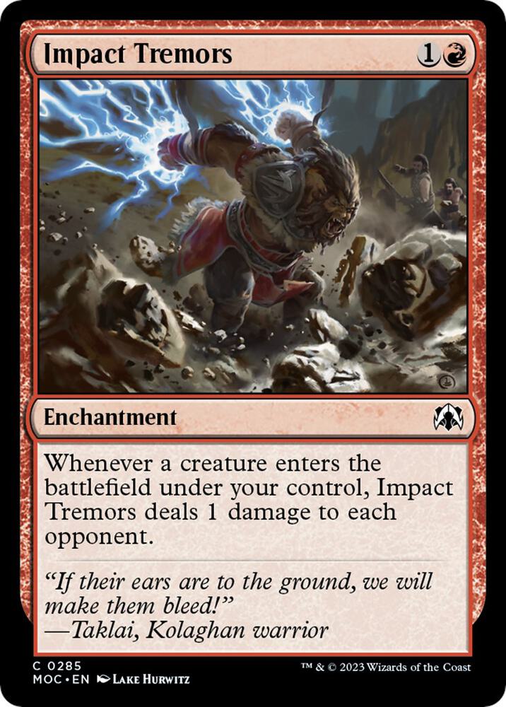 Impact Tremors card image