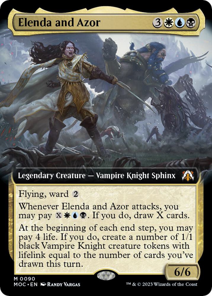 Elenda and Azor (Extended Art) card image