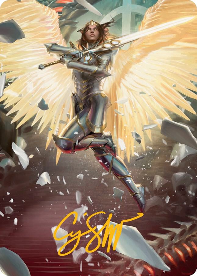 Archangel Elspeth Art Card (Gold-Stamped Signature) card image