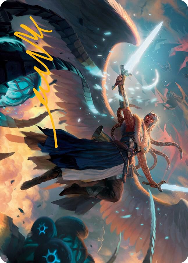 Boon-Bringer Valkyrie Art Card (Gold-Stamped Signature) card image