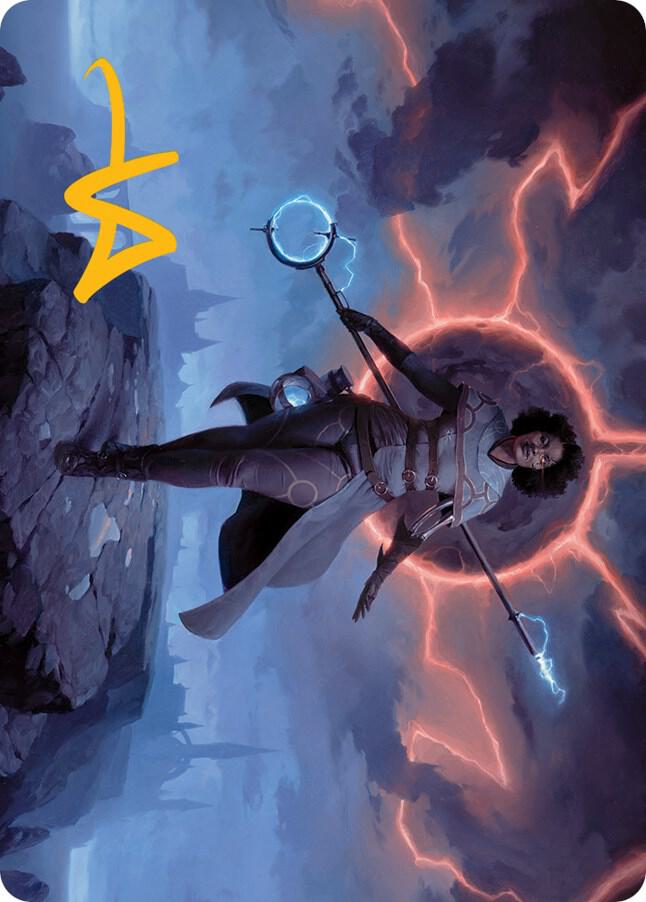 Rona, Herald of Invasion Art Card (Gold-Stamped Signature) card image