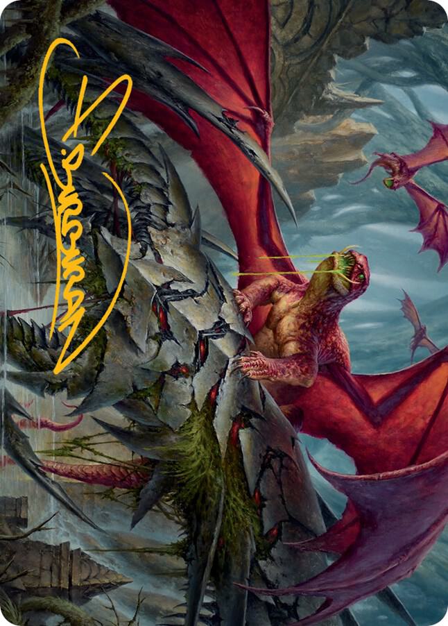 Hoarding Broodlord Art Card (Gold-Stamped Signature) card image