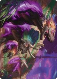 Burning Sun's Fury Art Card card image