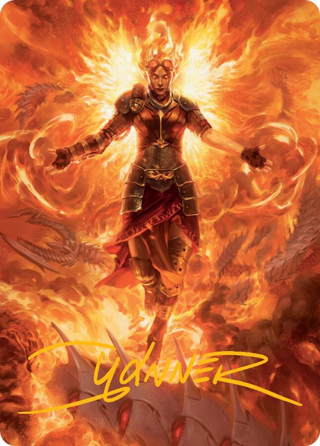 Chandra, Hope's Beacon Art Card (Gold-Stamped Signature) card image