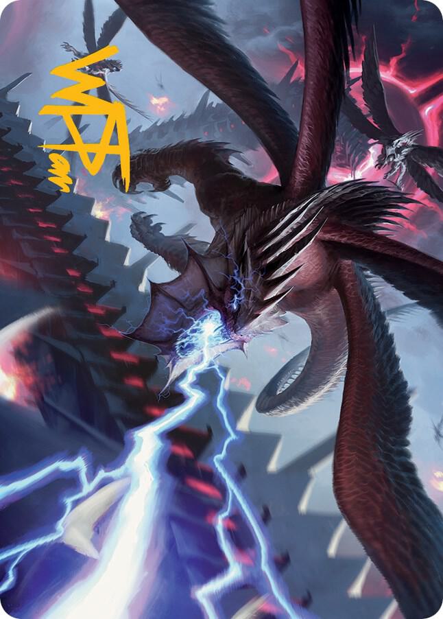 Defiant Thundermaw Art Card (Gold-Stamped Signature) card image
