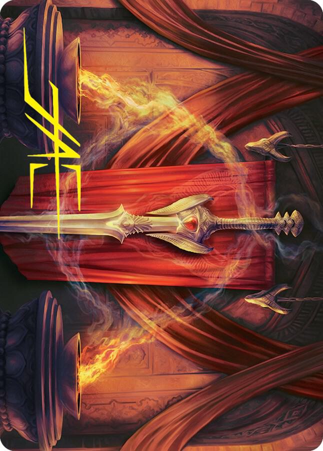 Ramosian Greatsword Art Card (Gold-Stamped Signature) card image