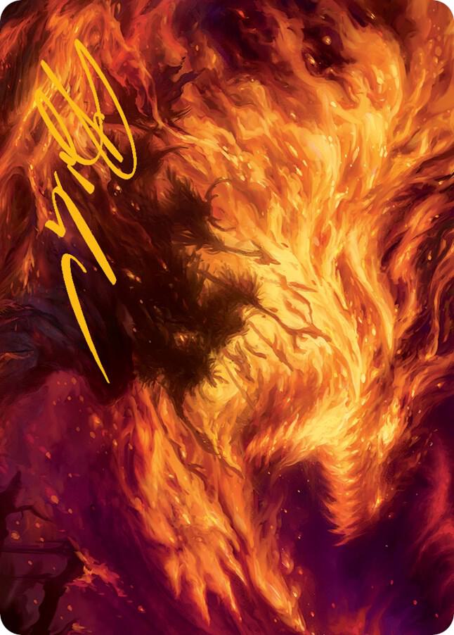 Stoke the Flames Art Card (Gold-Stamped Signature) card image
