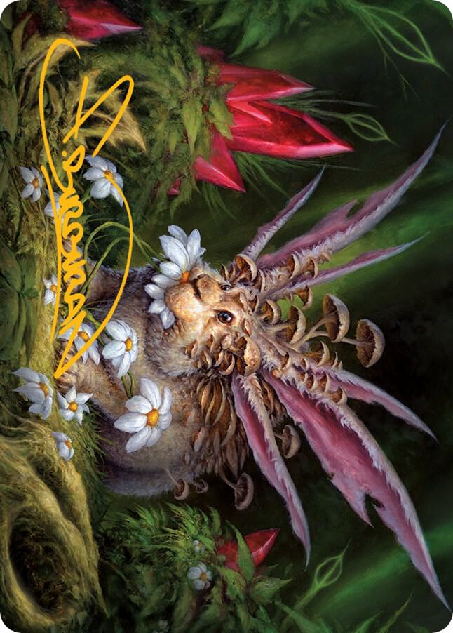 Placid Rottentail Art Card (Gold-Stamped Signature) card image