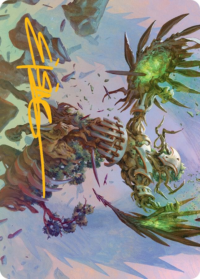 Botanical Brawler Art Card (Gold-Stamped Signature) card image
