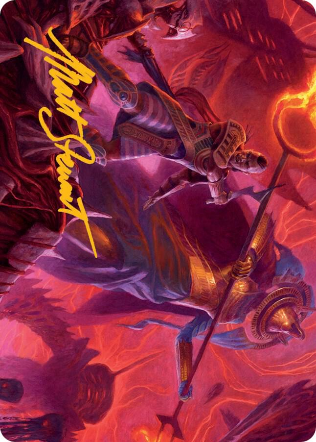 Djeru and Hazoret Art Card (Gold-Stamped Signature) card image