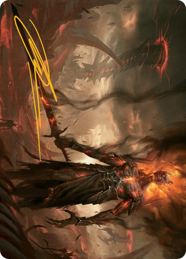Ashen Reaper Art Card (Gold-Stamped Signature) card image