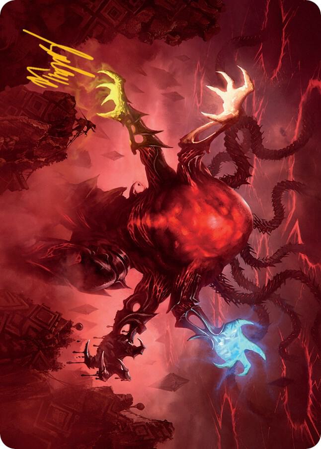 Omnath, Locus of All Art Card (51/81) (Gold-Stamped Signature) card image