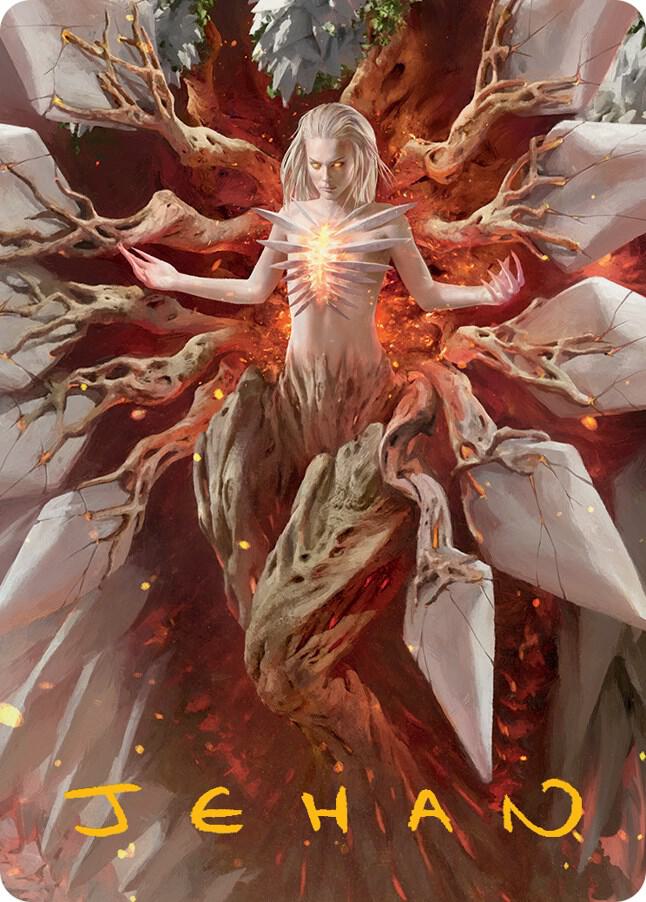 Wrenn and Realmbreaker Art Card (Gold-Stamped Signature) card image