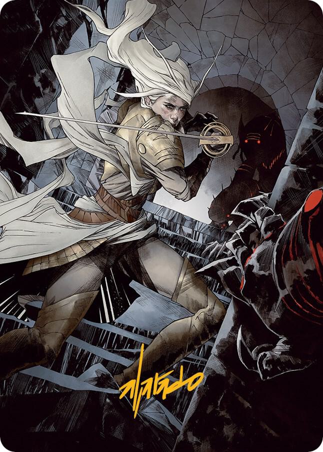 Thalia, Guardian of Thraben Art Card (Gold-Stamped Signature) card image