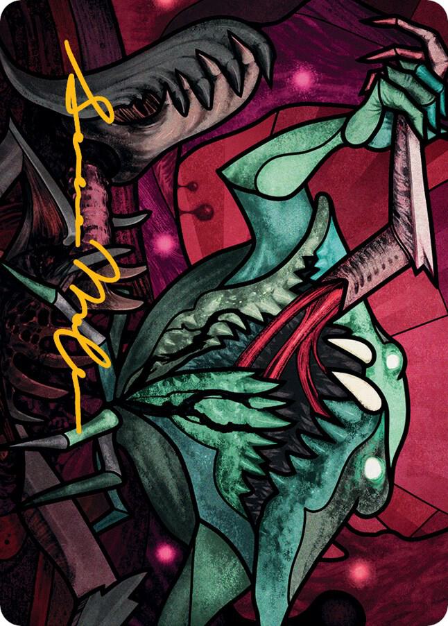 Yargle, Glutton of Urborg Art Card (Gold-Stamped Signature) card image