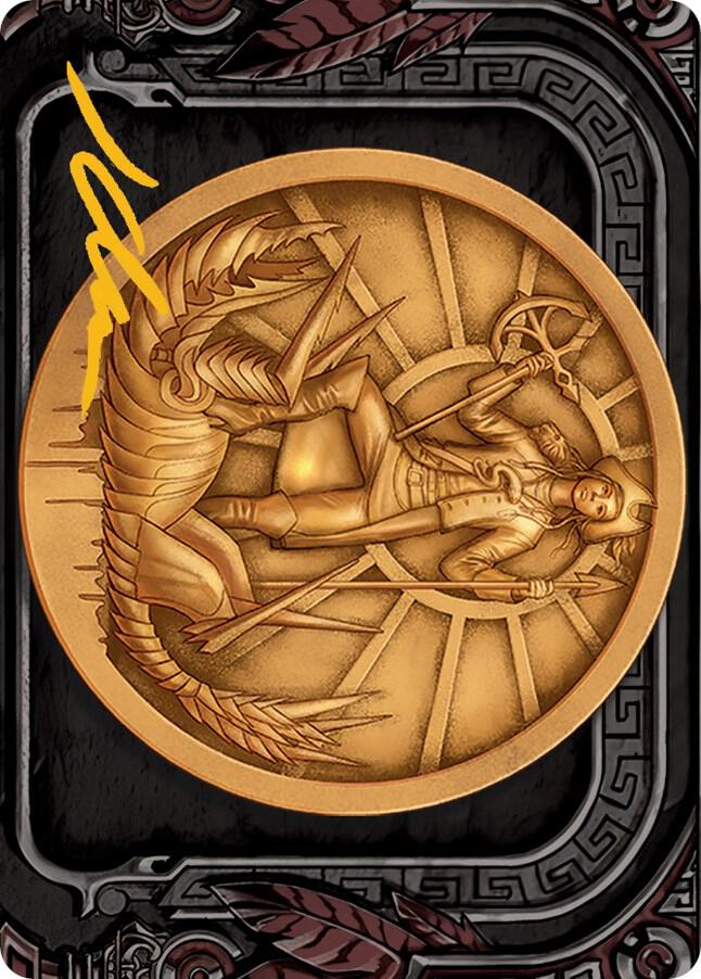 Captain Lannery Storm Art Card (Gold-Stamped Signature) card image