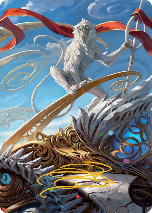 Ragavan, Nimble Pilferer Art Card (Gold-Stamped Signature) card image