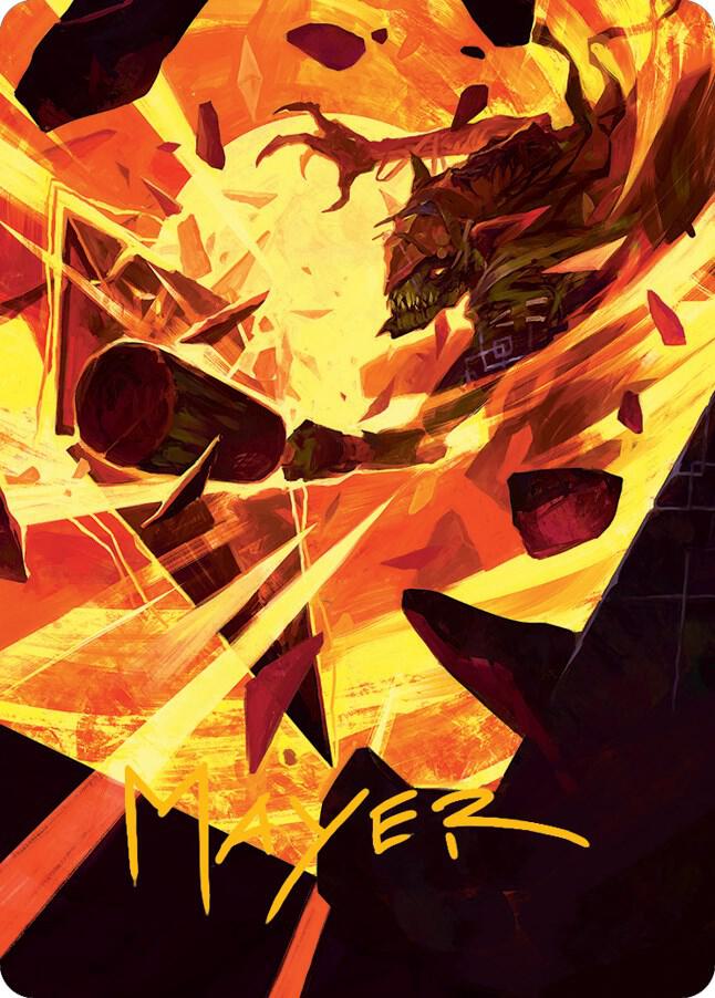 Zada, Hedron Grinder Art Card (Gold-Stamped Signature) card image