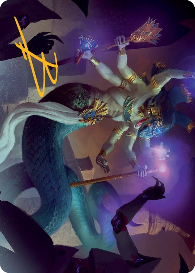 Imoti, Celebrant of Bounty Art Card (Gold-Stamped Signature) card image