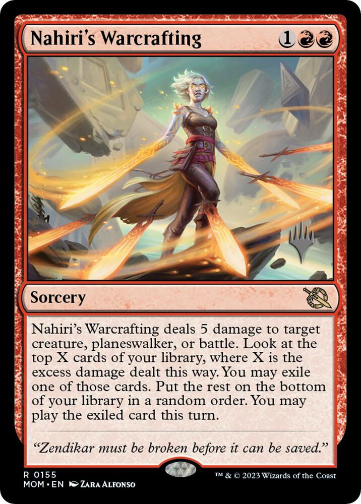 Nahiri's Warcrafting card image