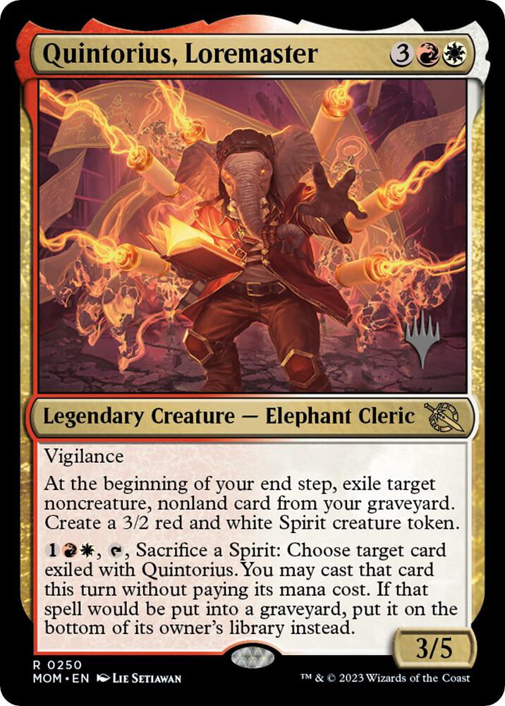 Quintorius, Loremaster card image