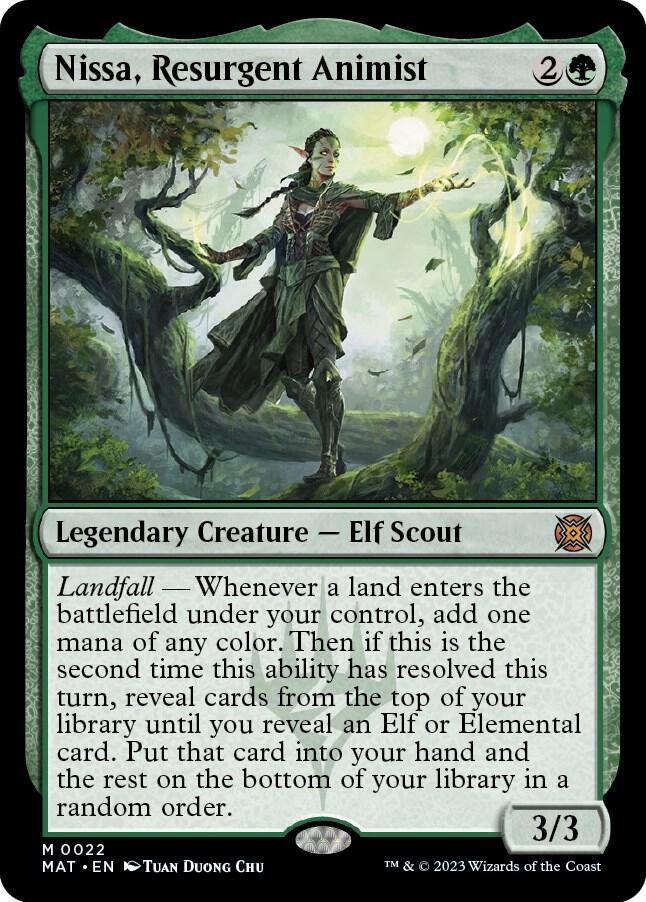 Nissa, Resurgent Animist card image