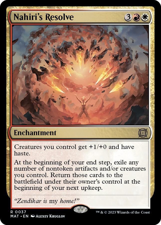 Nahiri's Resolve card image