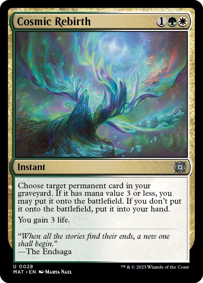Cosmic Rebirth card image
