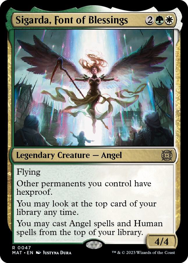 Sigarda, Font of Blessings card image