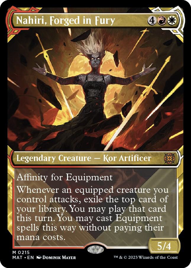 Nahiri, Forged in Fury (Halo Foil) card image