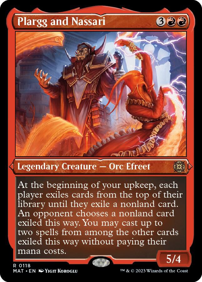 Plargg and Nassari (Foil Etched) card image