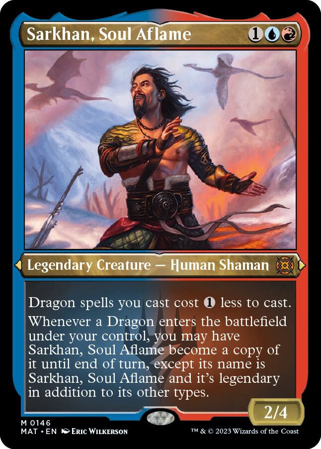 Sarkhan, Soul Aflame (Foil Etched) card image