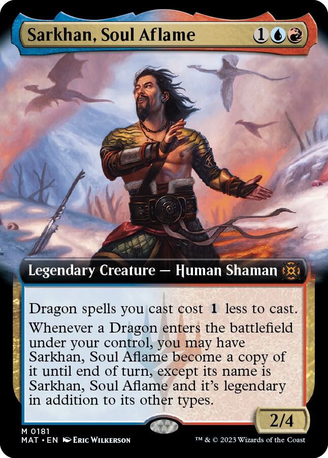 Sarkhan, Soul Aflame (Extended Art) card image