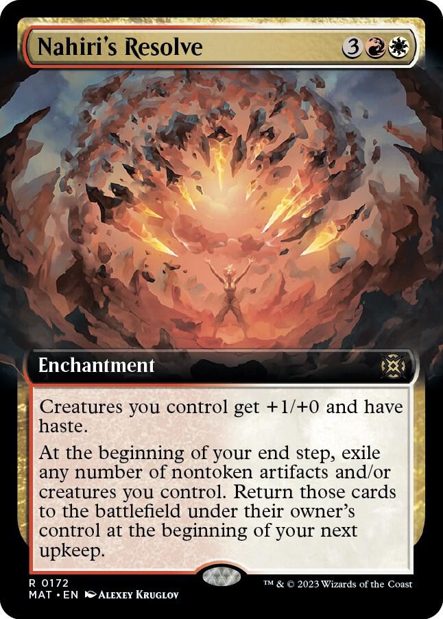 Nahiri's Resolve (Extended Art) card image