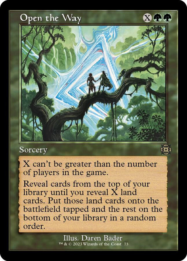 Open the Way (Retro Frame) card image