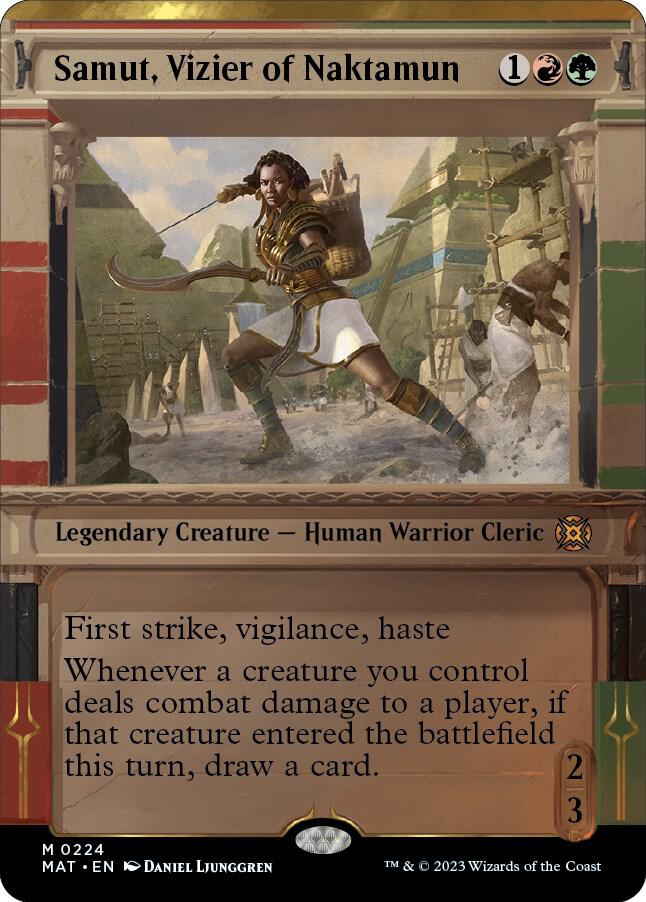 Samut, Vizier of Naktamun (Halo Foil) card image