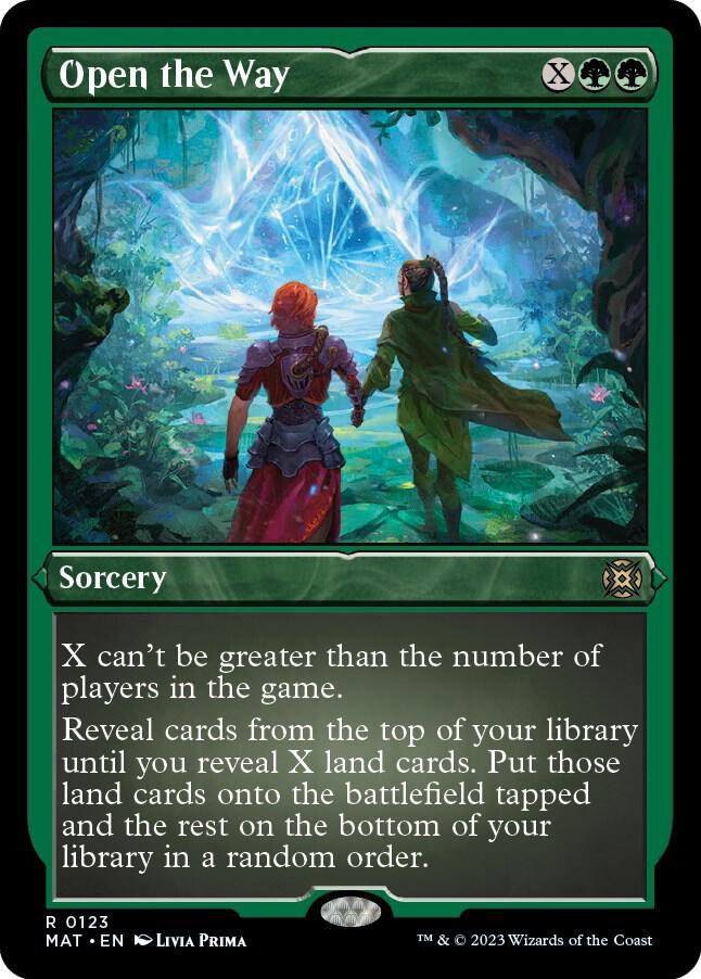 Open the Way (Foil Etched) card image