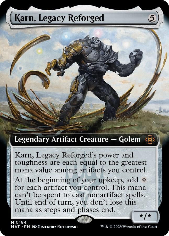 Karn, Legacy Reforged (Extended Art) card image