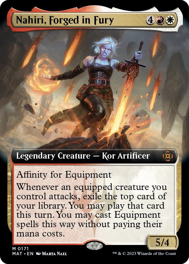 Nahiri, Forged in Fury (Extended Art) card image