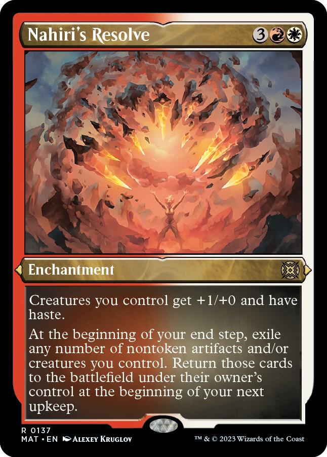 Nahiri's Resolve (Foil Etched) card image