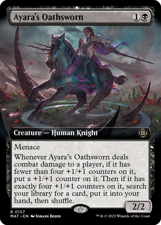 Ayara's Oathsworn (Extended Art) card image