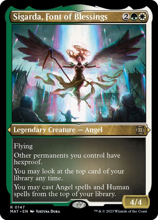 Sigarda, Font of Blessings (Foil Etched) card image