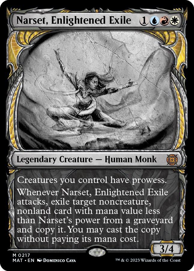 Narset, Enlightened Exile (Halo Foil) card image