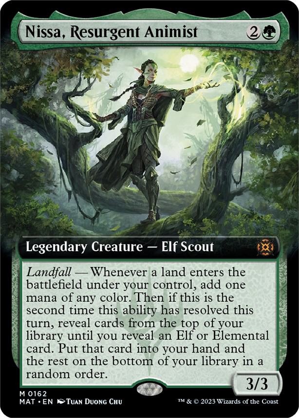 Nissa, Resurgent Animist (Extended Art) card image